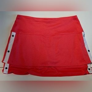 Lucky In Love Snap To It Pink Tennis Skort